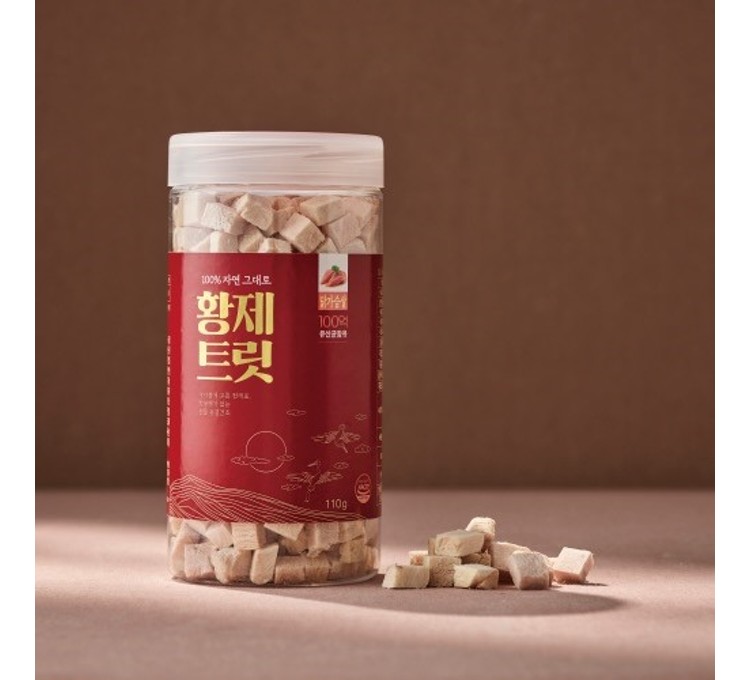 황제트릿 동결건조 유산균 간식 닭가슴살 110g