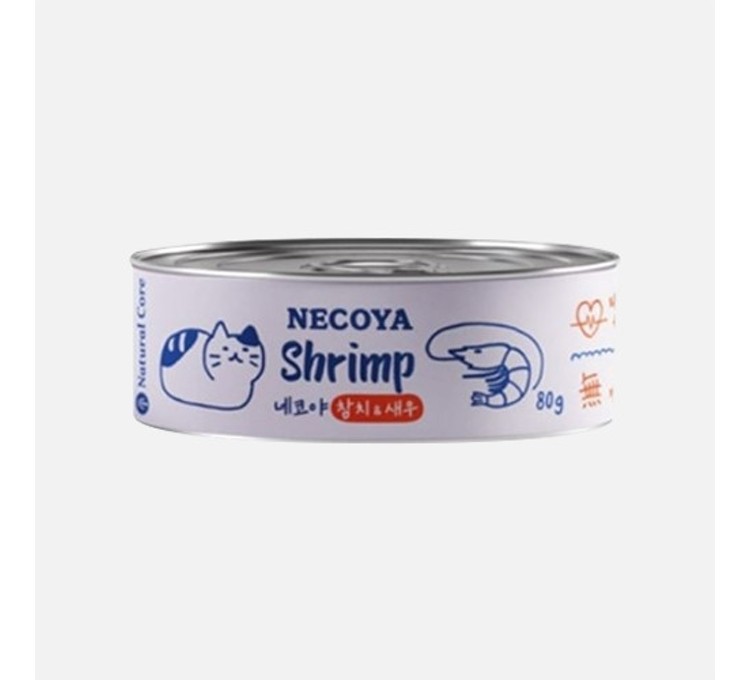 네츄럴코어 네코야 참치&새우 캔 80g 모아보기