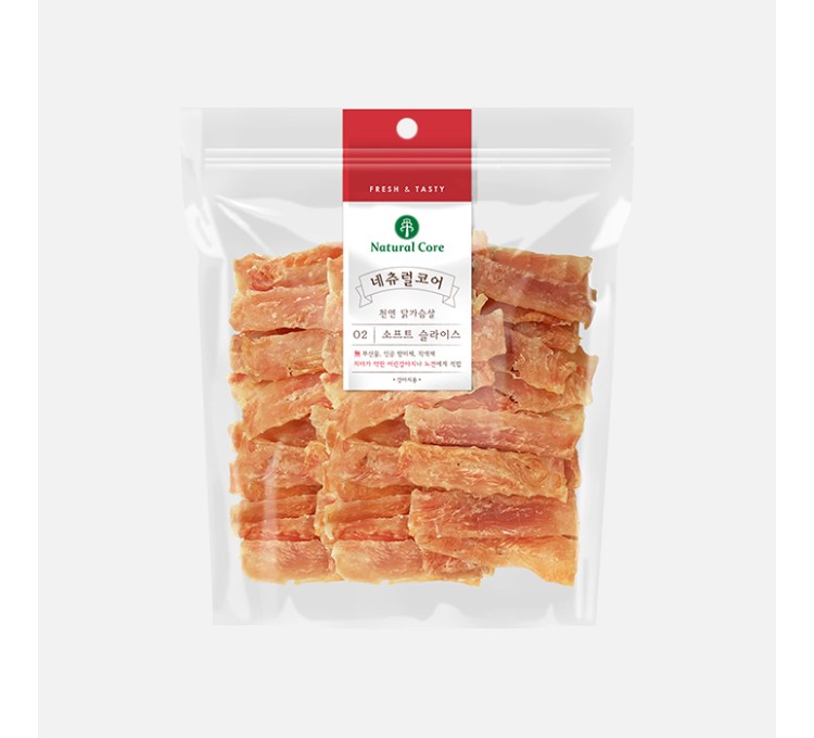 네츄럴코어 치킨 소프트 슬라이스 400g 모아보기