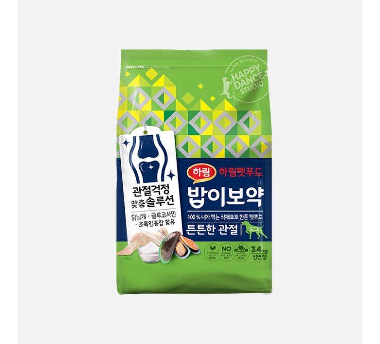 하림펫푸드 밥이보약 독 튼튼한 관절 3.4kg