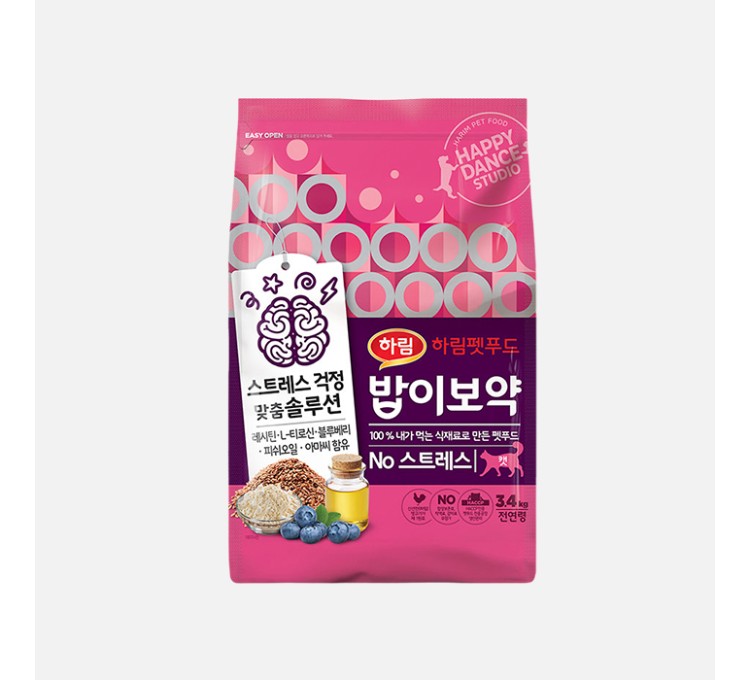 하림펫푸드 밥이보약 캣 NO스트레스 3.4kg