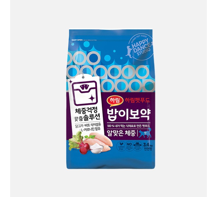 밥이보약 CAT 알맞은 체중관리 3.4kg, 1개